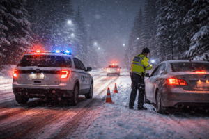 How Winter Road Conditions Complicate DUI Stops